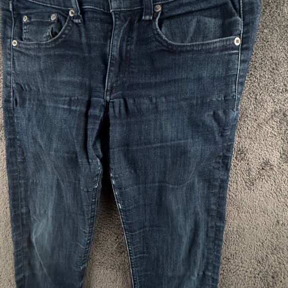 Rag & Bone Skinny Jeans Dark Wash Size 27 Blue Denim Pants Ladies Stretch 30x29 - Picture 3 of 16